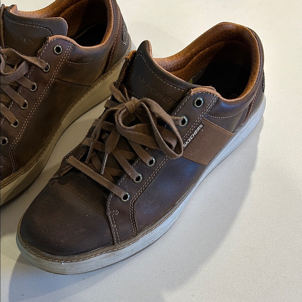 Skechers Men's Dark Brown Sneakers